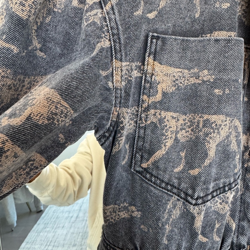 REMAIN Birger Christensen Dahlia Denim Midi Dress 4 - Picture 3 of 15